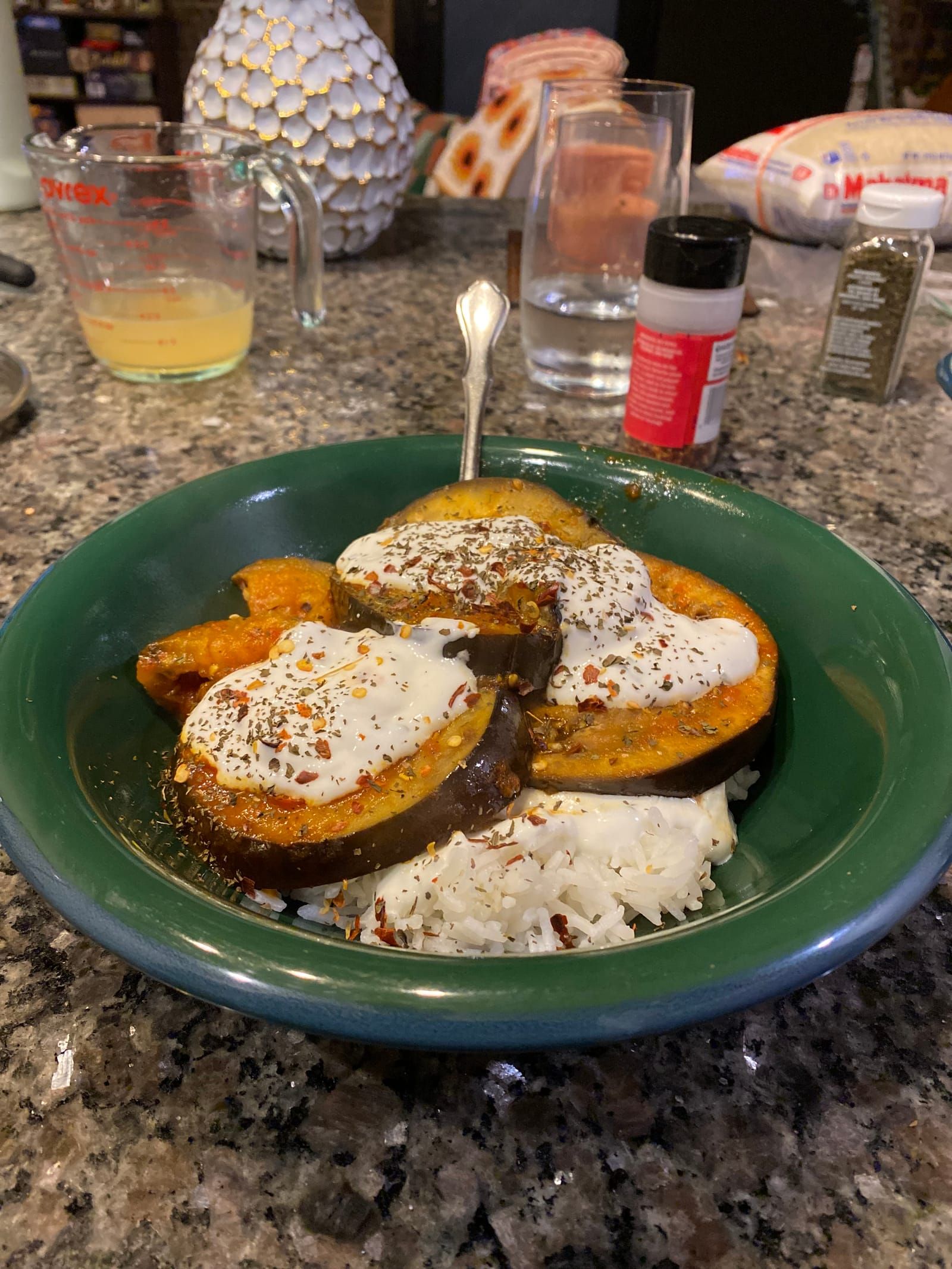 Banjan Borani (Afghan Eggplant)