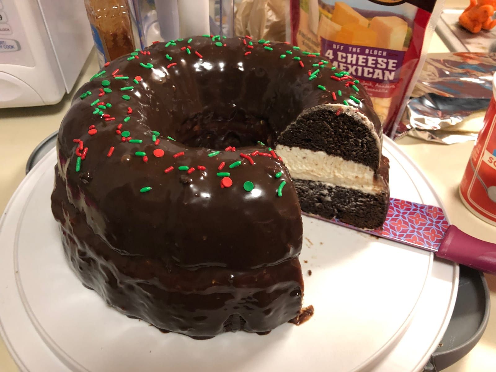 Chocolate Cream Cheese Bundt Cake