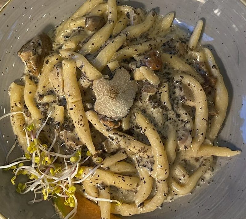 Creamy Mushroom Fuži