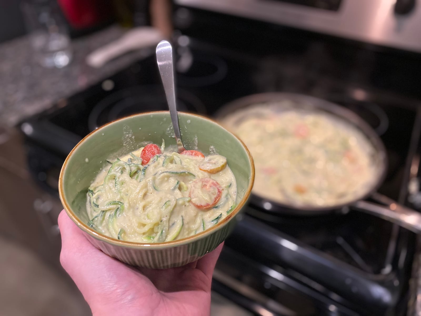 Zucchini Noodle Alfredo